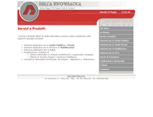 Tablet Screenshot of deltainfo.it